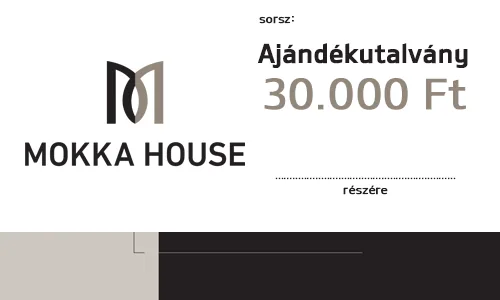 Mokka House ajándékutalvány