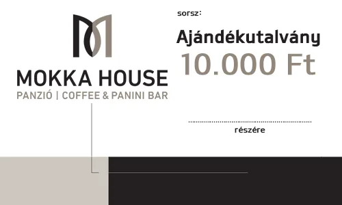 Mokka House ajándékutalvány