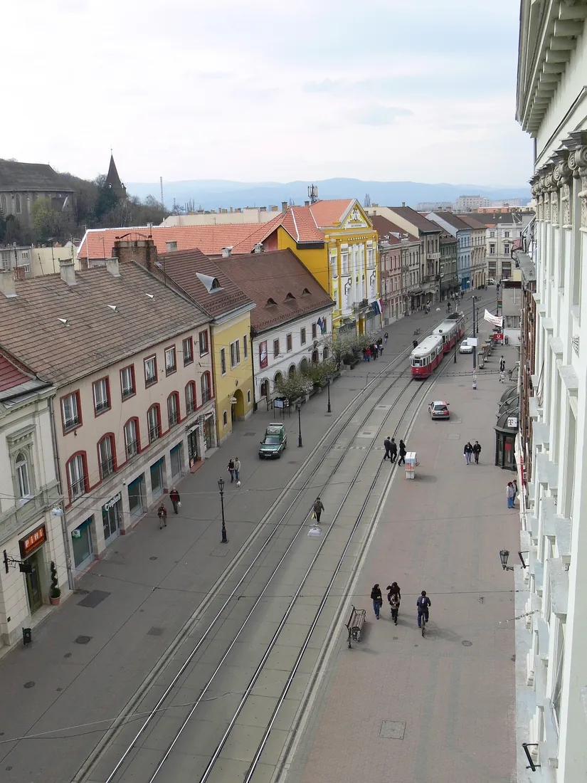 Miskolc Fő utcája